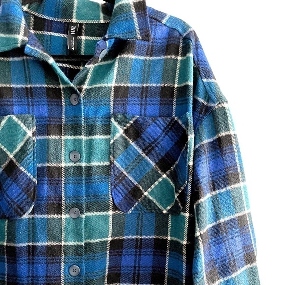 ZARA Plaid Overshirt - Picture 1 of 10